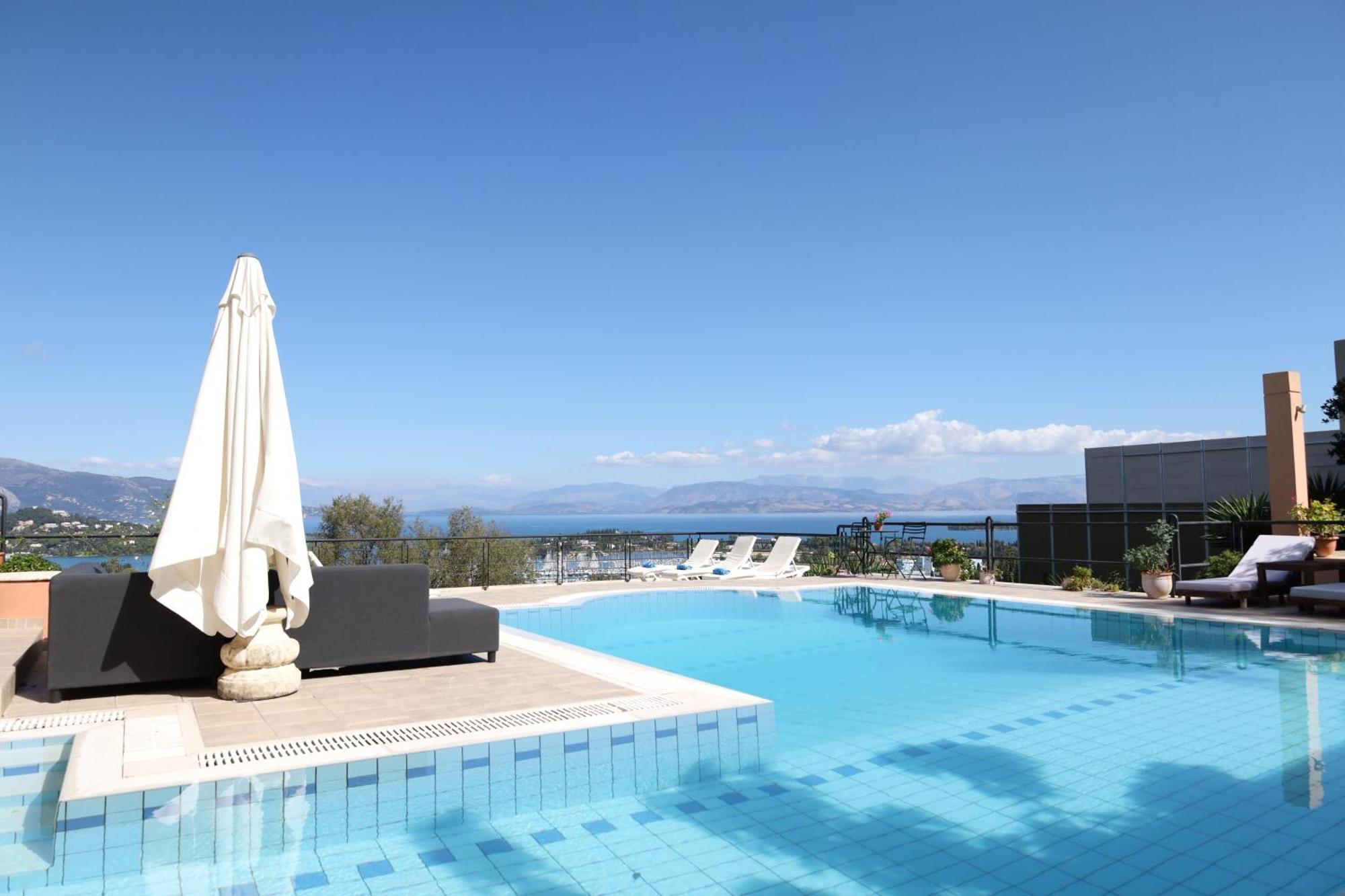 Casa T With Amazing Views In Corfu Villa Kontokali Exterior photo