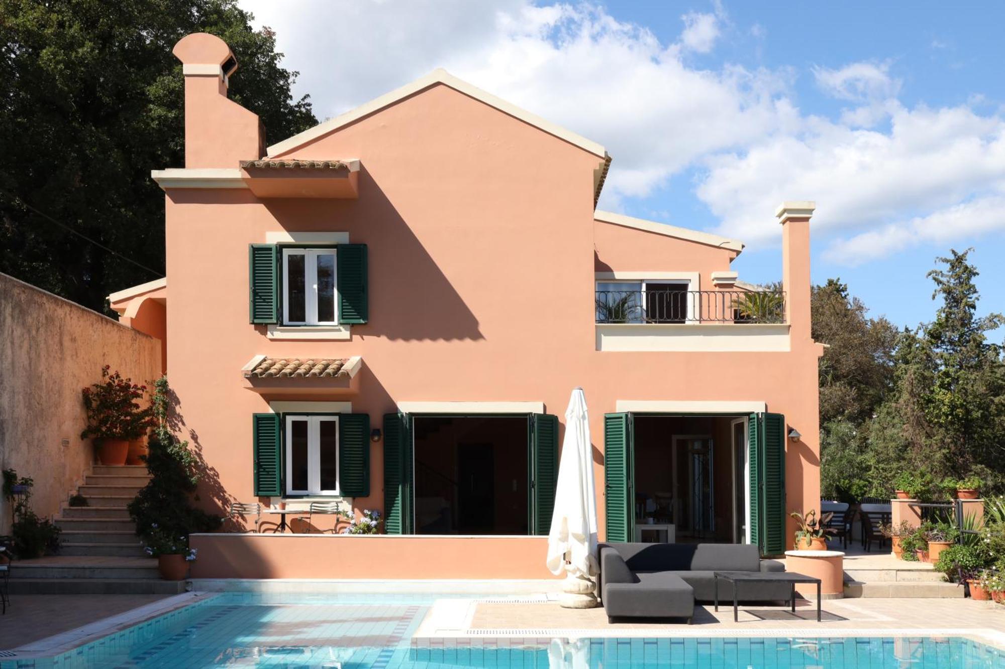 Casa T With Amazing Views In Corfu Villa Kontokali Exterior photo
