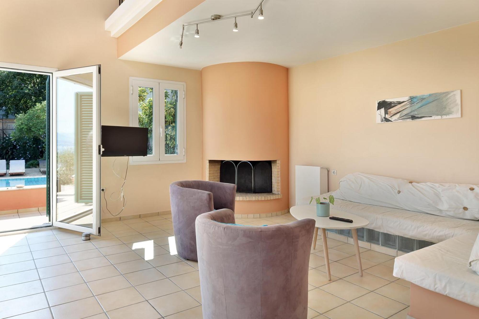 Casa T With Amazing Views In Corfu Villa Kontokali Exterior photo